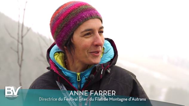Anne Farrer, directrice du Festival International du Film de Montagne d'Autrans Anne Farrer, directrice du Festival International du Film de Montagne d'Autrans